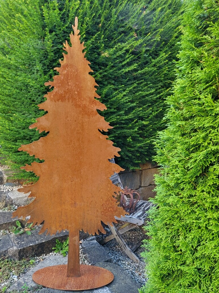 POSIWIO Edelrost Tanne Kennet Kerstboom Hoogte: 115 cm