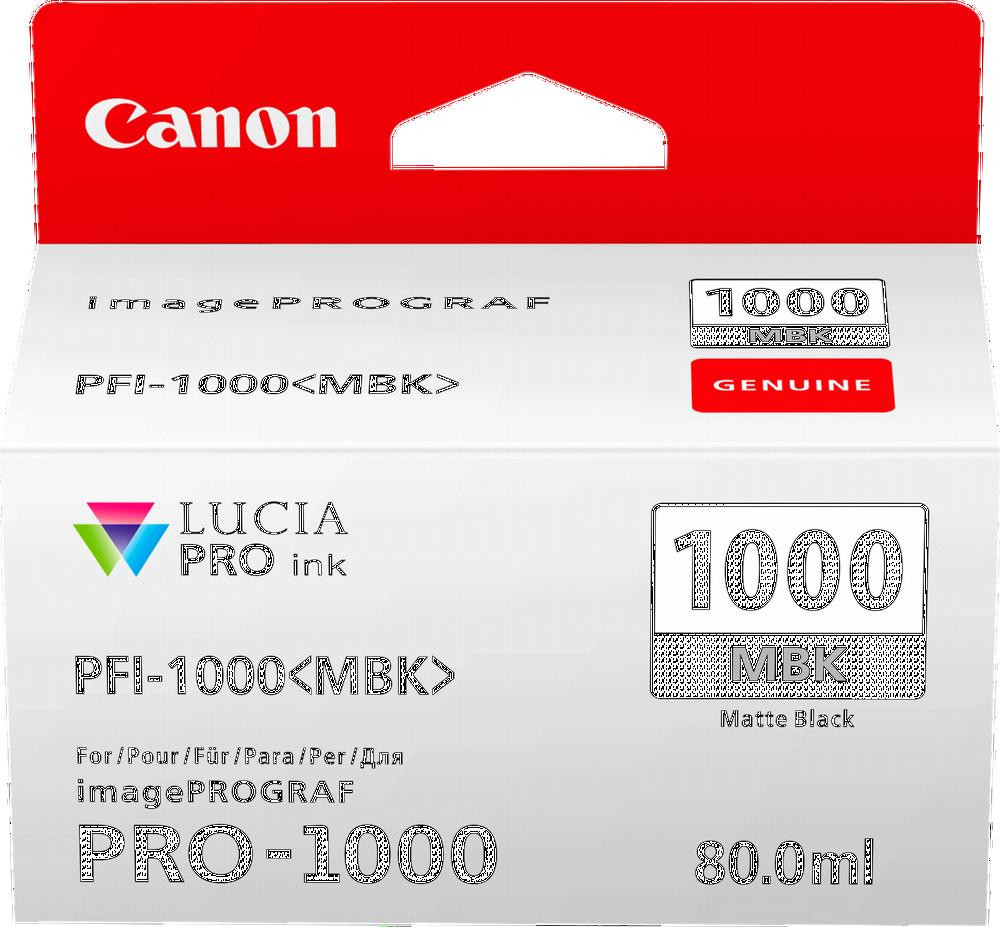 Canon PFI-1000 MBK Matte Black Inkt