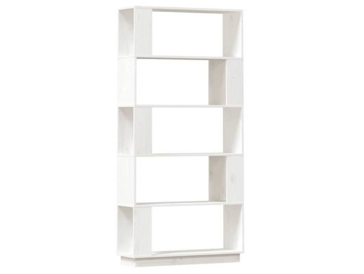 Étagères - OMABETA - M03578 - Bibliothèque-Séparateur de pièce - Bois de pin massif - Blanc 80x25x163 5cm