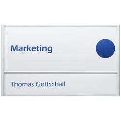 Ultradex, Informationsschild, Türschild Serie silver BxH 180x108mm Aluminium eloxiert