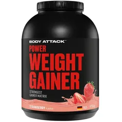 Body Attack - Power Weight Gainer 4750gErdbeere