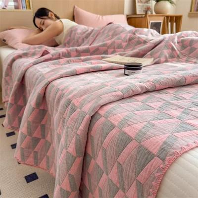 Uplift Picks 3 Layer Cotton Gauze Blanket Lightweight Pure Cotton Throw rosy Graphite 200x230cm 1 Pc