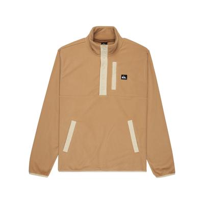 Fleecejacke QUIKSILVER "No Destination", Herren, Gr. L, beige (khaki), Obermaterial: 100% Polyester., Jacken Fleecejacke