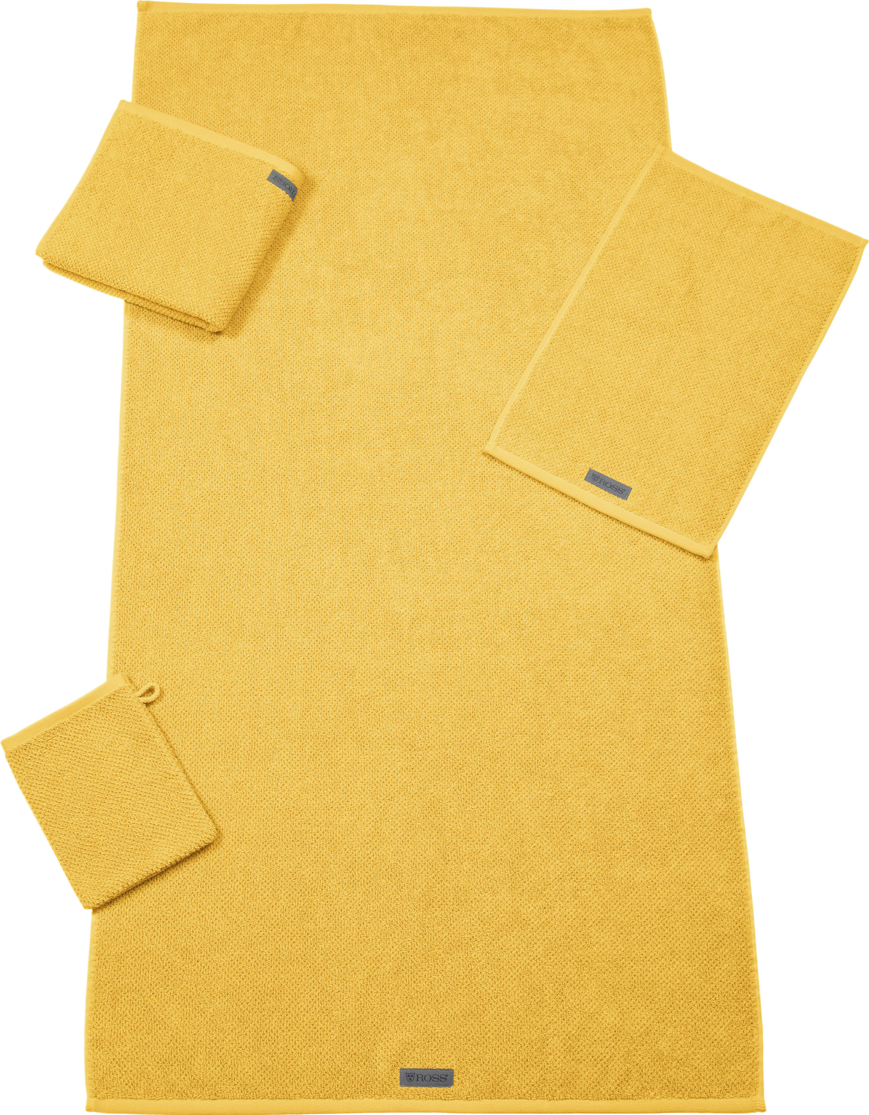 Duschtuch ROSS "Selection", braun (honig), B:70cm L:140cm, Frottier, Obermaterial: 100% Baumwolle, Handtücher, Duschtuch, 100 % Bio-Baumwolle honig B/L: 70cmx140cm, 1 Stk., Frottier