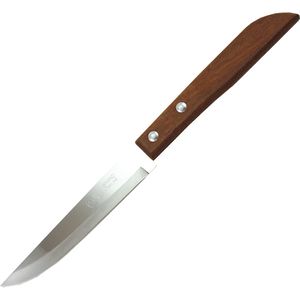 Kiwi Gemüsemesser Thailand Nr. 501, 11,5 cm Edelstahlklinge, Holzgriff