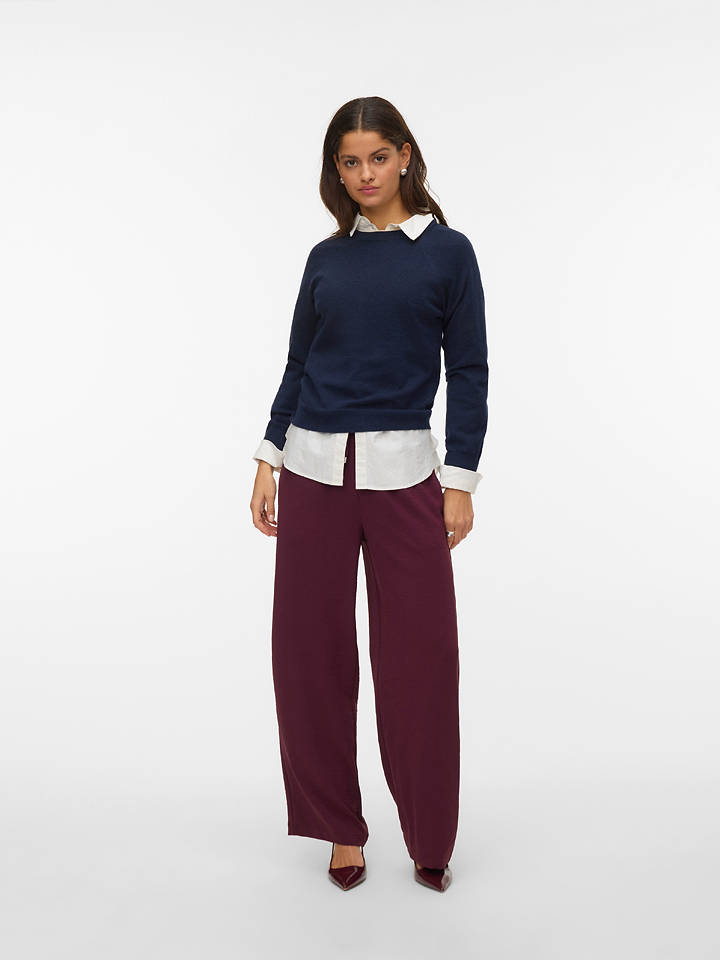 Vero Moda Hose in Aubergine - S