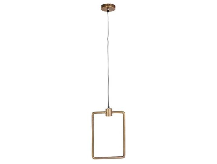 Hängelampe Brass Rechteckig Bronze