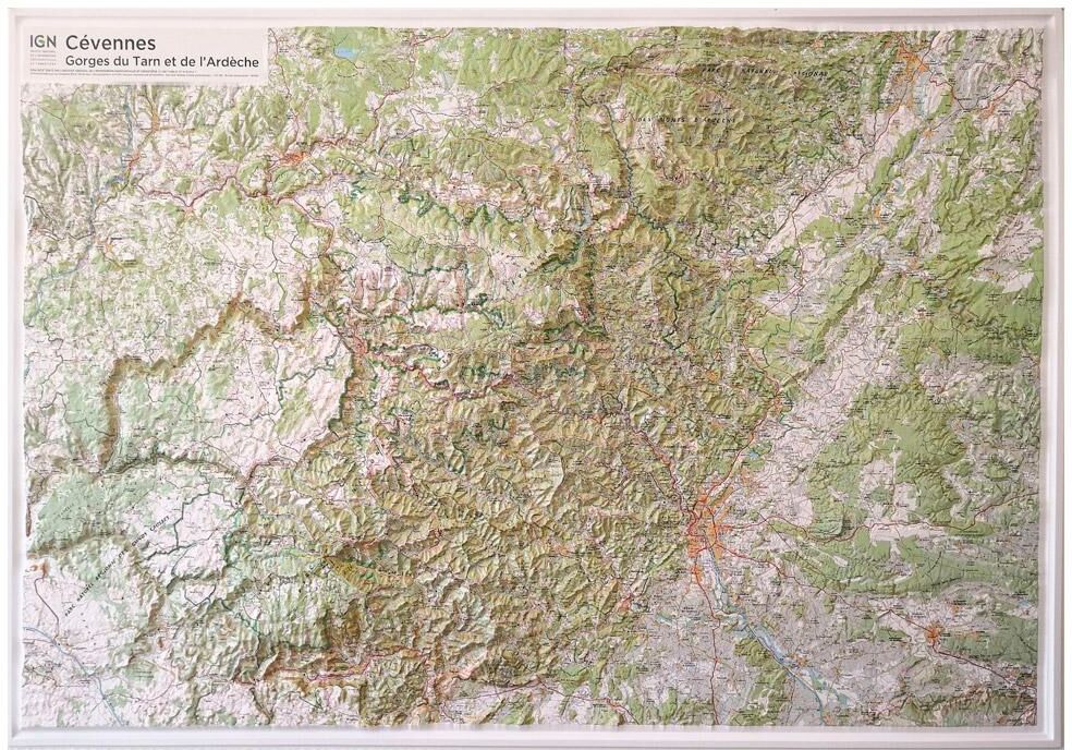 IGN  - 60179 Cevennes Gorges du Tarn et de l’Ardeche - Carte