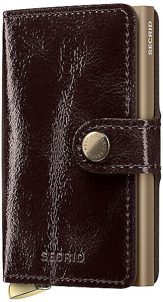 SECRID Geldbörse - Miniwallet Premium Naplak mahogany braun EG