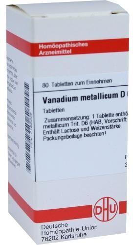 DHU Vanadium Metallicum D6 Tabletten