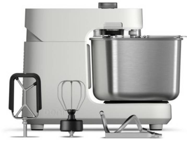 Ooni - Robot Pâtissier Halo Pro Blanc, 7 L, 58 Vitesses, Transmission Directe
