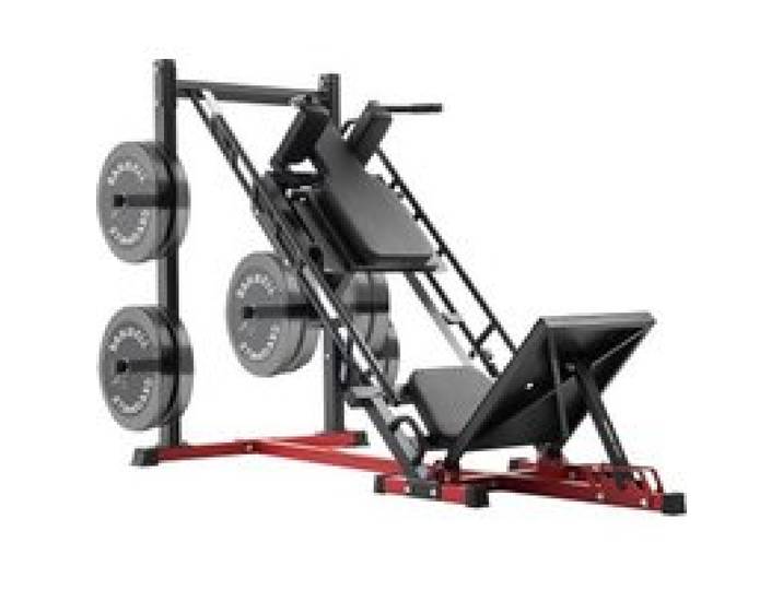 VEVOR Beintrainer Beinpresse Hack-Squat-Maschine Kombination (40° / 45° / 50° Rückenlehne) mit Gewichtsaufbewahrung, Beintrainingsgerät für Quadrizeps, Oberschenkelrückseite, Gesäßmuskeln
