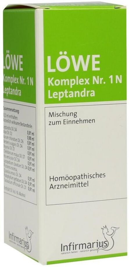Infirmarius Löwe Komplex Nummer 1 N Leptandra Tropfen