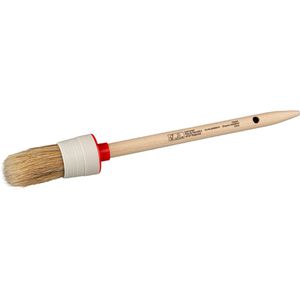 Böttcher-AG Malerpinsel Größe 6, Ø 30mm, Ringpinsel, Chinaborste, für Farbe & Lasur