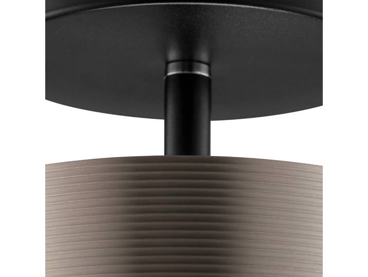 LED-plafondspot Axion, dimbaar, bruin / roest, Woon-/ Eetkamer, metaal, Modern, LED plafondlamp