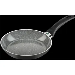 Ballarini Bologna Ceramic Bratpfanne 20cm, Pfanne + Kochtopf, Schwarz