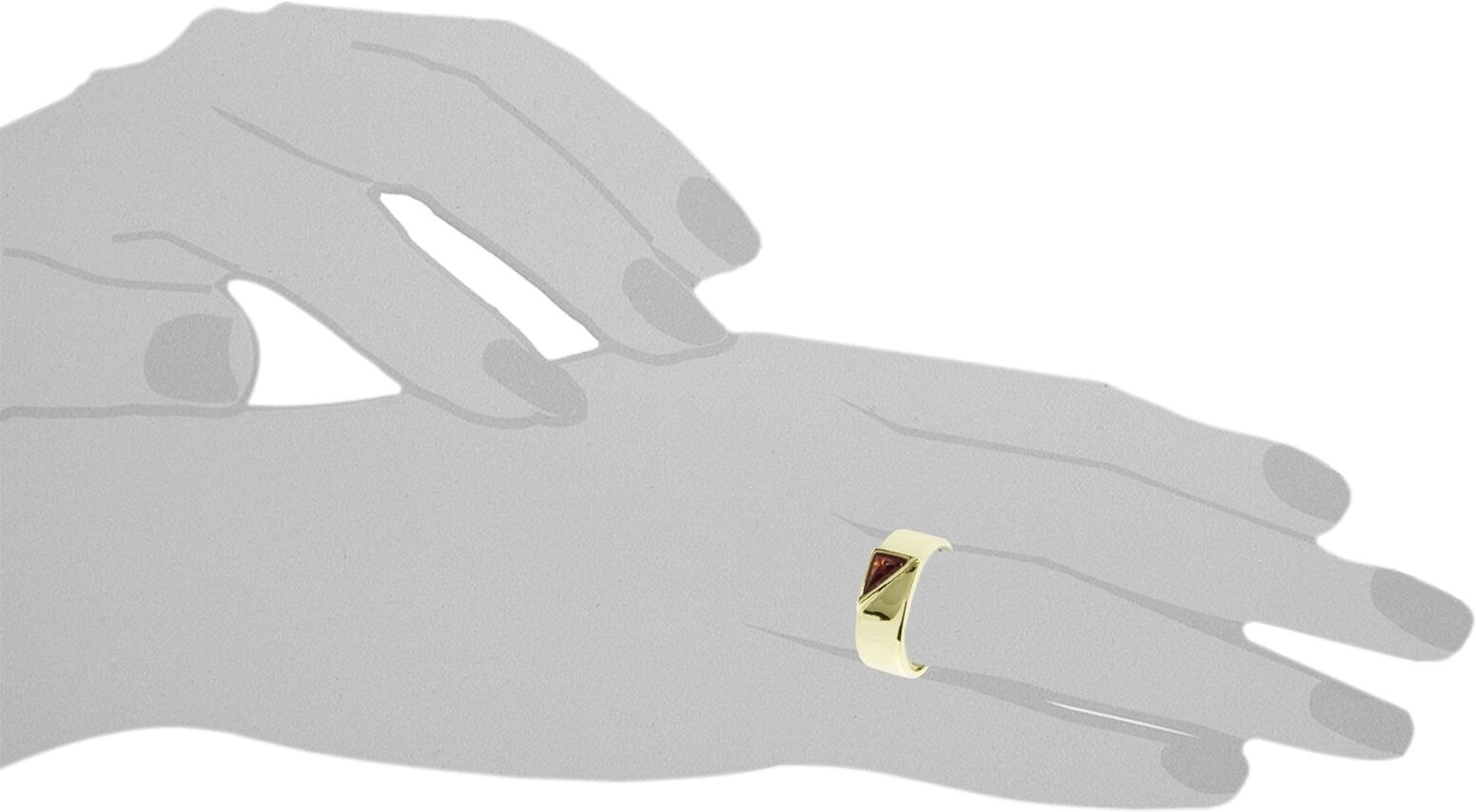 Fingerring OSTSEE-SCHMUCK "- Karla - Gold 333/000 - Bernstein" Gr. 62, gold (gold 333, goldfarben, gelb), Fingerringe, Damen, 62, Fingerring