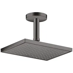 hansgrohe, Duschbrause, Deckenanschluss AXOR SHOWERSOLUTIONS 100mm brushed black chrome
