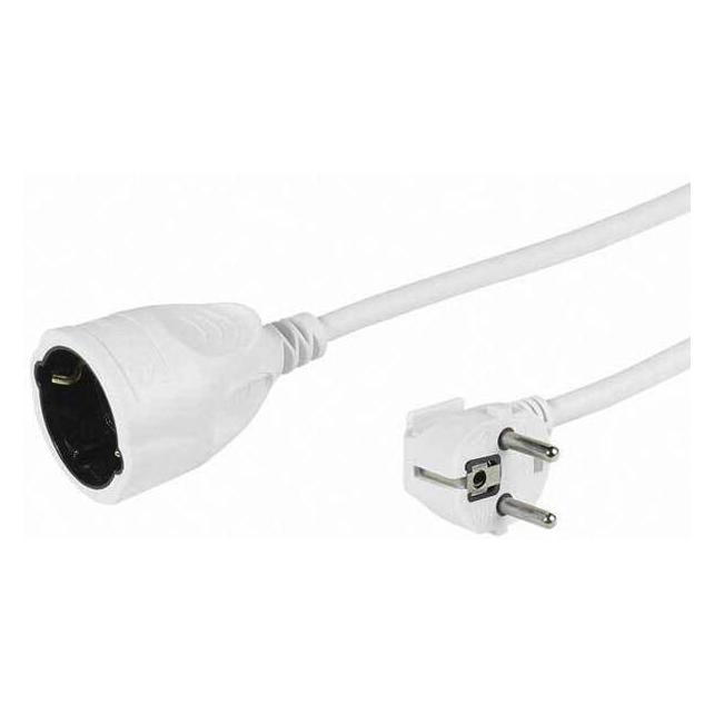 Vivanco Schutzkontakt Verlängerung 2m weiss (2 m, CEE 7/3) (VVELEXTLEAD20W)