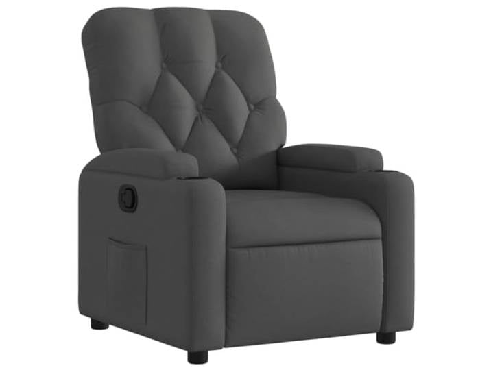 vidaXL Relaxsessel Dunkelgrau Stoff
