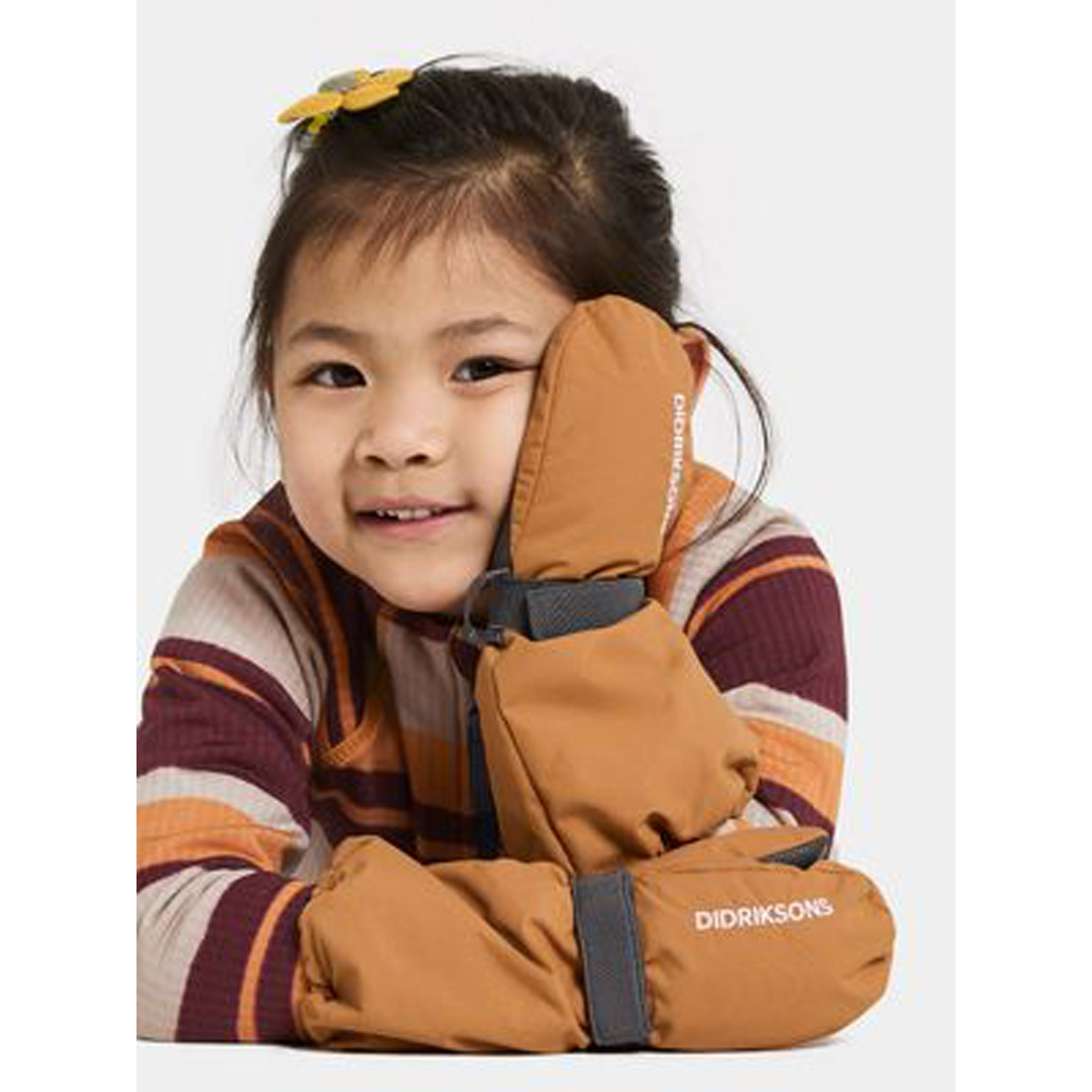 Didriksons Biggles 8 Kinder Skihandschuhe braun Größe XS Lifestyle | Skifahren Wasserdicht