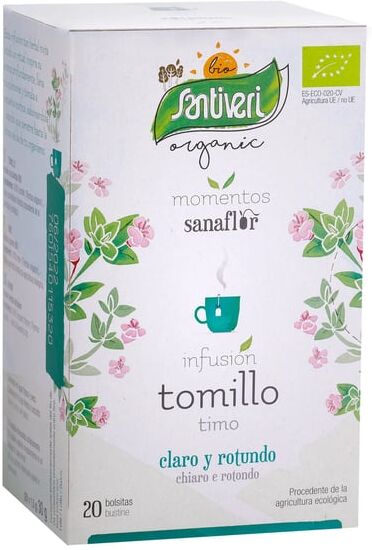 Santiveri SANAFLOR INFUSÃO TOMILHO BIO 20 Infusões