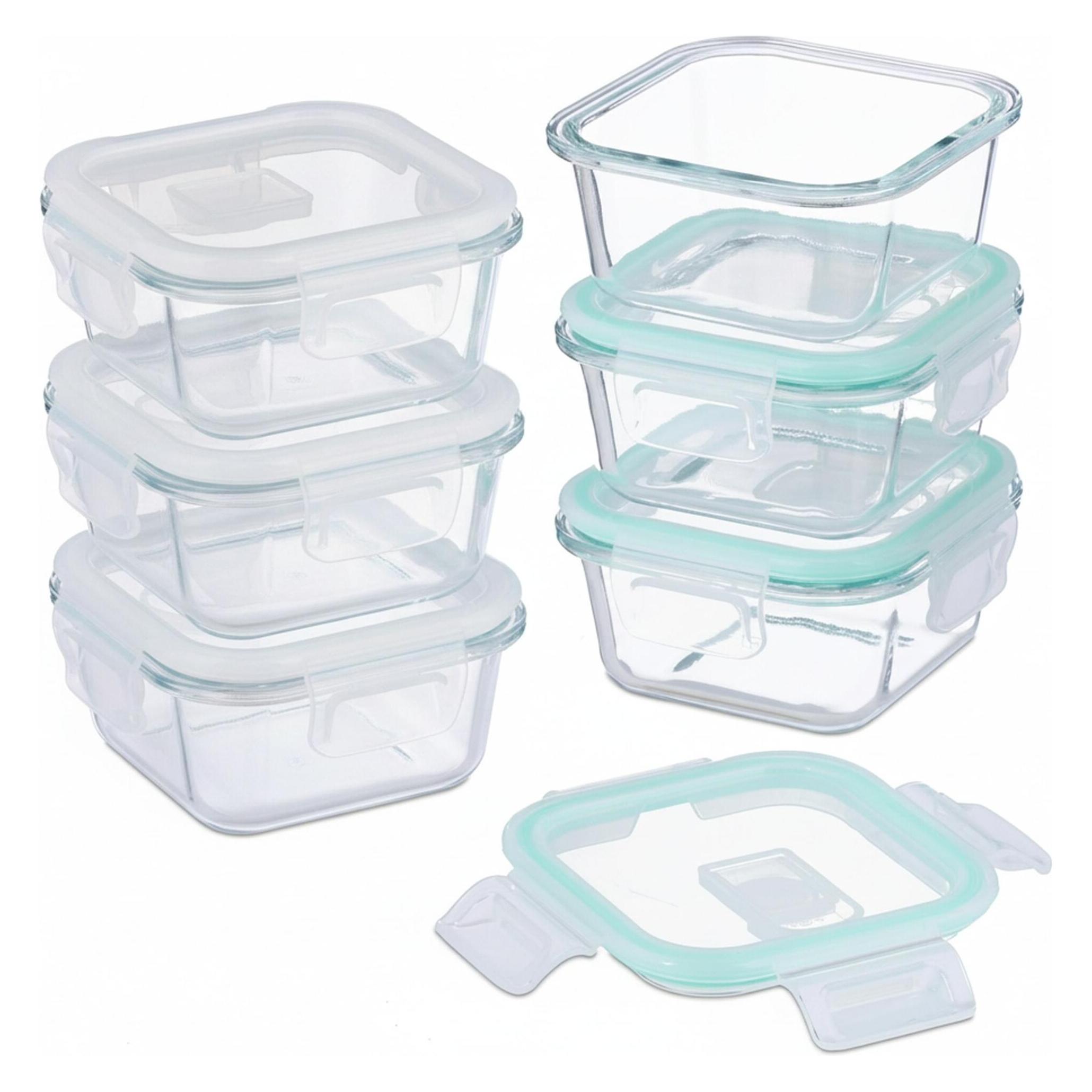 Relaxdays Glasbehälter-Set (0.52 l) (4052025862572)