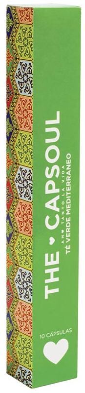 The Capsoul Mediterranean Green Tea 10 nespresso compatible capsules