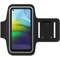 SmartFitness Motorola Moto G9 Power Handy Sport Armband, Smartphone Sportarmband, Schwarz