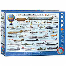 eurographics Puzzle - Geschichte der Luftfahrt - 1000 Teile 300738