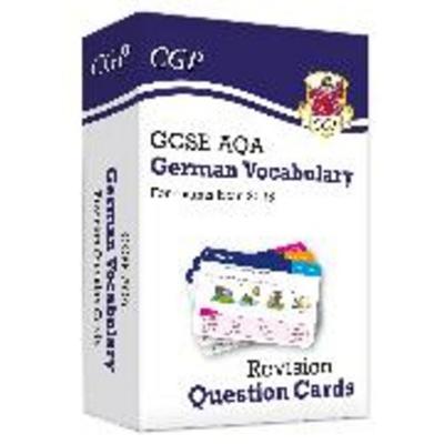 New GCSE AQA German: Vocabulary Revision Question Cards (for exams from 2026), Gebundene Ausgabe von Cgp Books, CGP Books, 978-1-83774-226-4