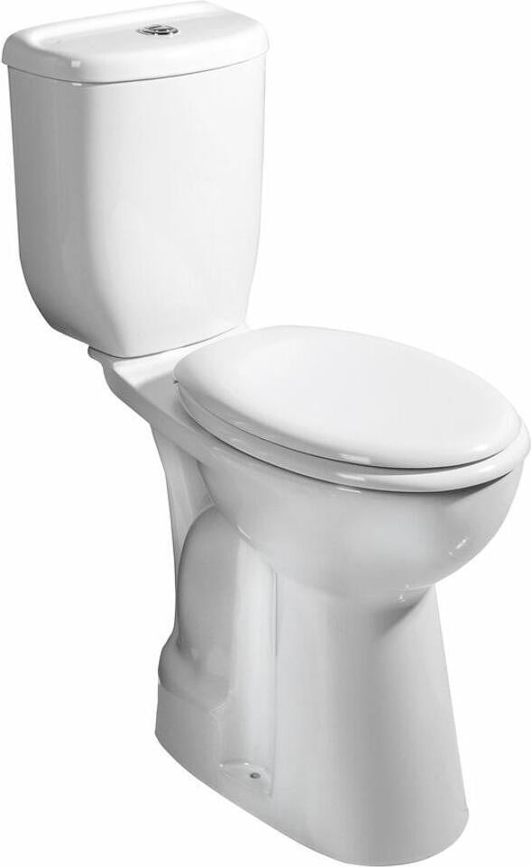 Creavit HANDICAP Verhoogd combinatie toilet, wit
