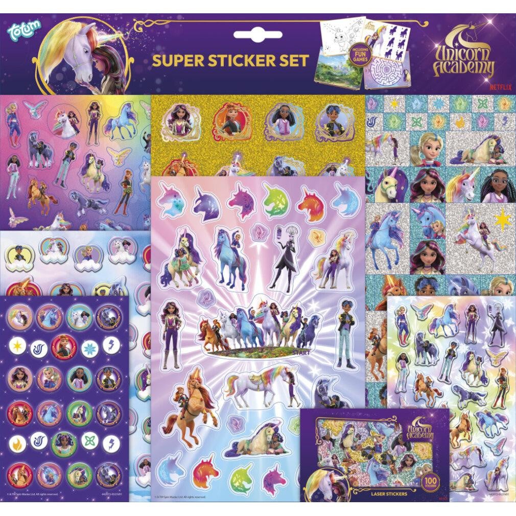 Creative Craft Lab Unicorn Academy Super Sticker Set met spel