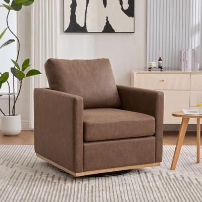 Kodotan sofa "30.5""W Upholstered Square Swivel Accent Chair and Comfy Accent Single Sofa Chair, 360 Degree Club Chair, Lounge Armchair"