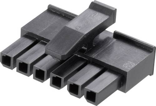 TE Connectivity Buchsengehäuse-Kabel Micro-MATE-N-LOK Polzahl Gesamt 4 Rastermaß: 3mm 1445022-4
