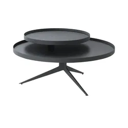 Couchtisch  Danko , grau , Maße (cm): B: 90 H: 43