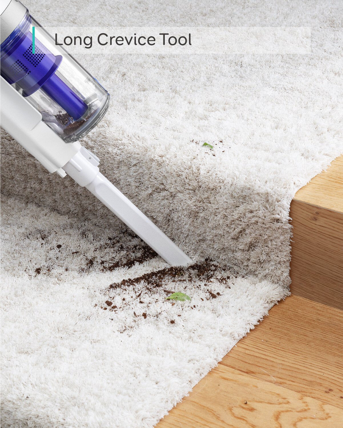 eufy Long Crevice Tool White