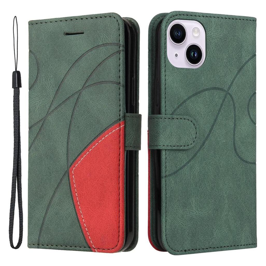 Cover-Discount iPhone 15 Plus - Dual-color Etui Hülle grün (Apple iPhone 15 Plus) (660144675B)