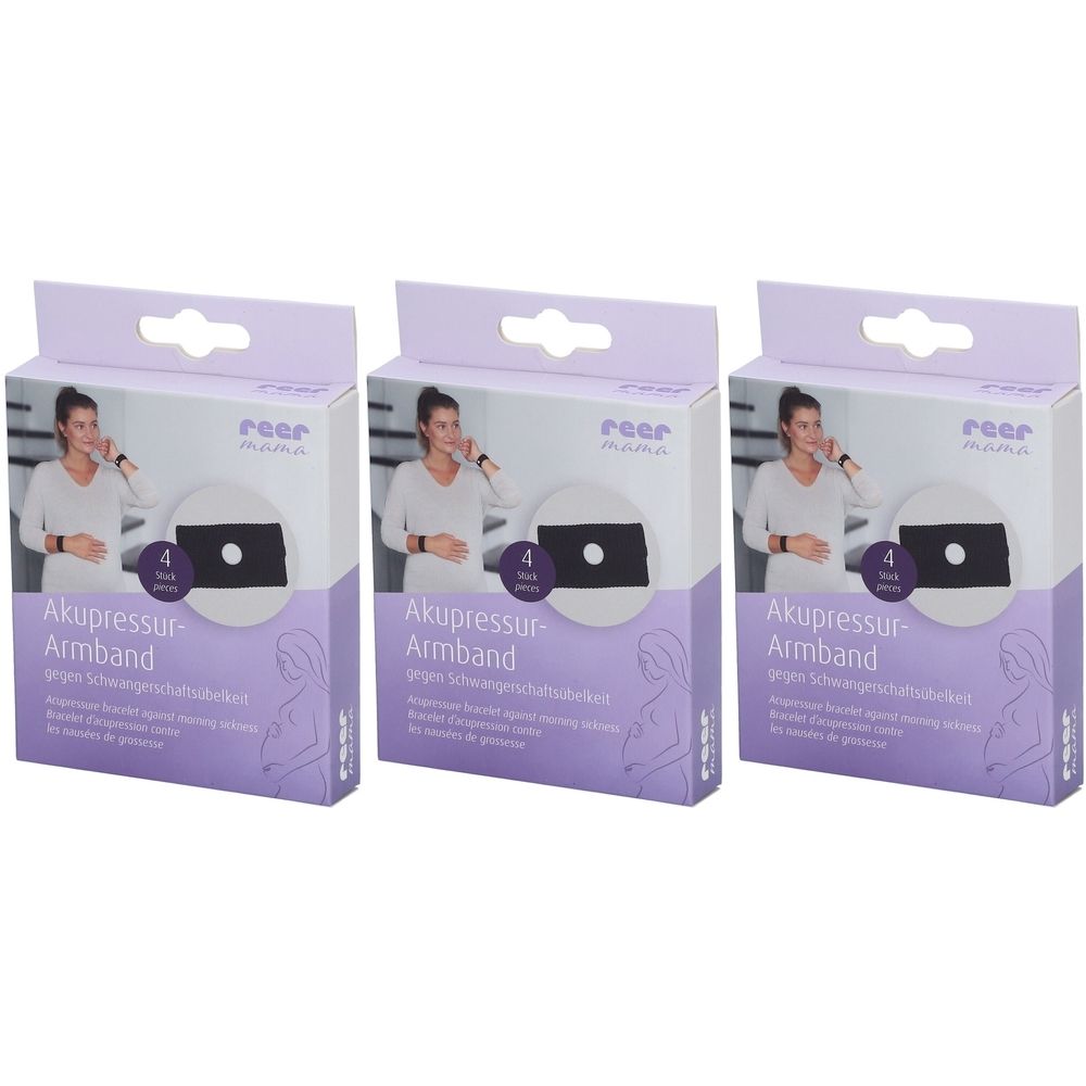 reer mama Akupressur-Armband x3 3x1 St Armband