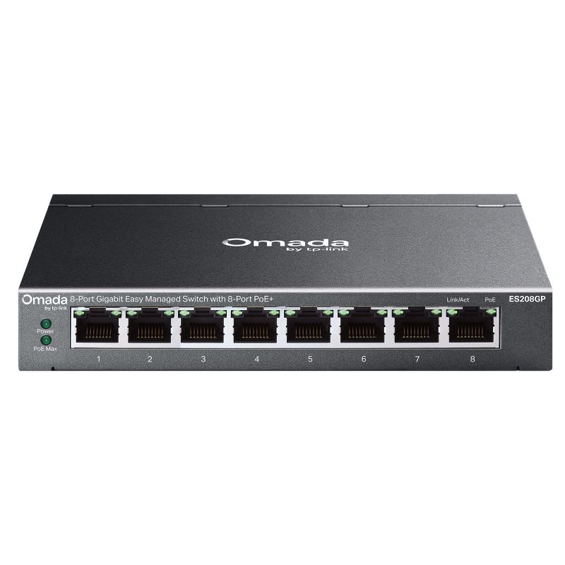 TP-Link Omada Switch 8x GE ES208GP PoE+