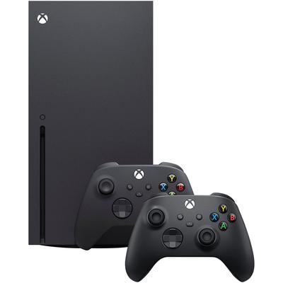 XBOX Konsolen-Set "Xbox Series X inkl. zweitem Controller", schwarz, B:15,1cm H:30,1cm T:15,1cm, Spielekonsolen