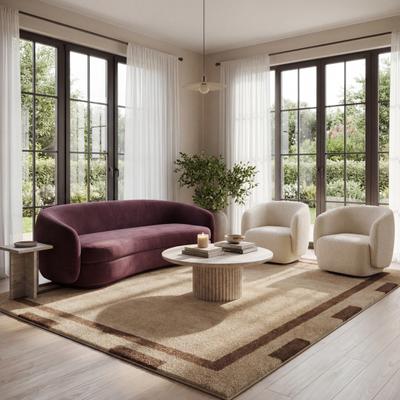 Nuloom Isavea Bordered Handmade Area Rug