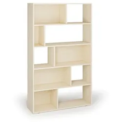 Bücherregal CASCADE, 1766 x 1000 x 300 mm, Birke