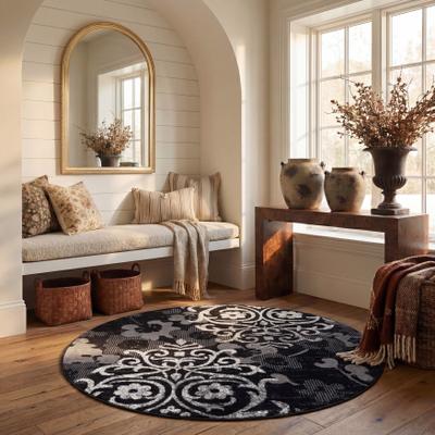 SAFAVIEH Adirondack Roxy Damask Floral Distressed Rug