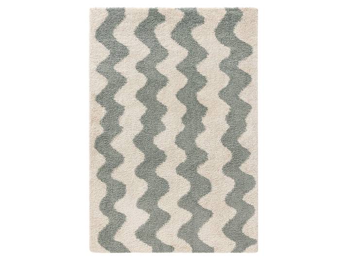 Tapis à poils longs vert 160x230