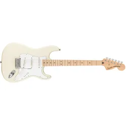 Fender Affinity Series Stratocaster MN Olympic White elektrische gitaar, Gitarre, Weiss