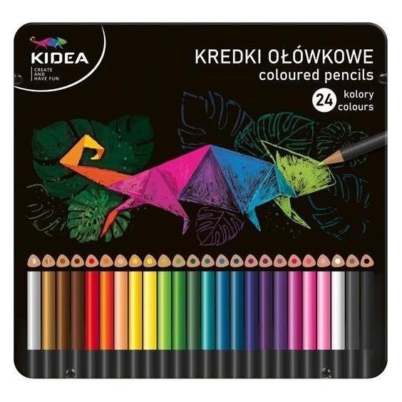 Derform Set mit 24 dreieckigen Buntstiften (KTMP24KA) (24x) (KTMP24KA)