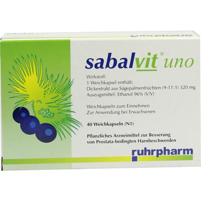 Ruhrpharm AG SABALVIT Uno Kapseln 40 St 00173516