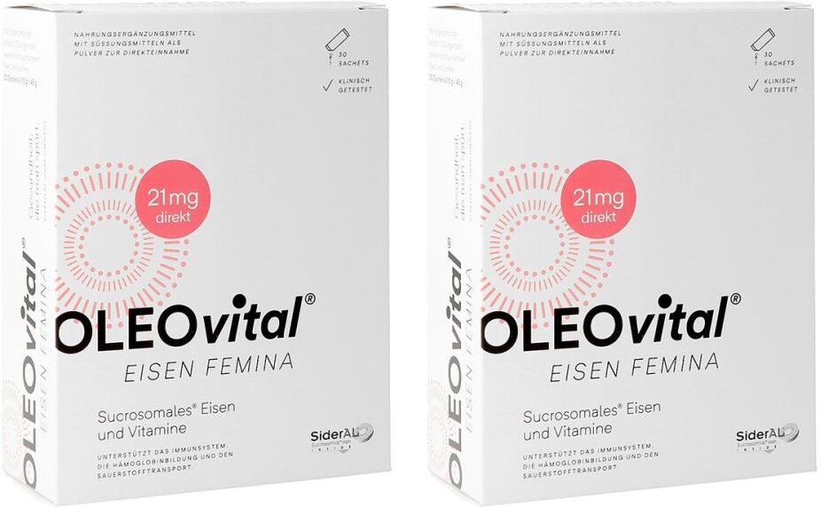 OLEOVital Eisen Femina 21mg 2x30stk