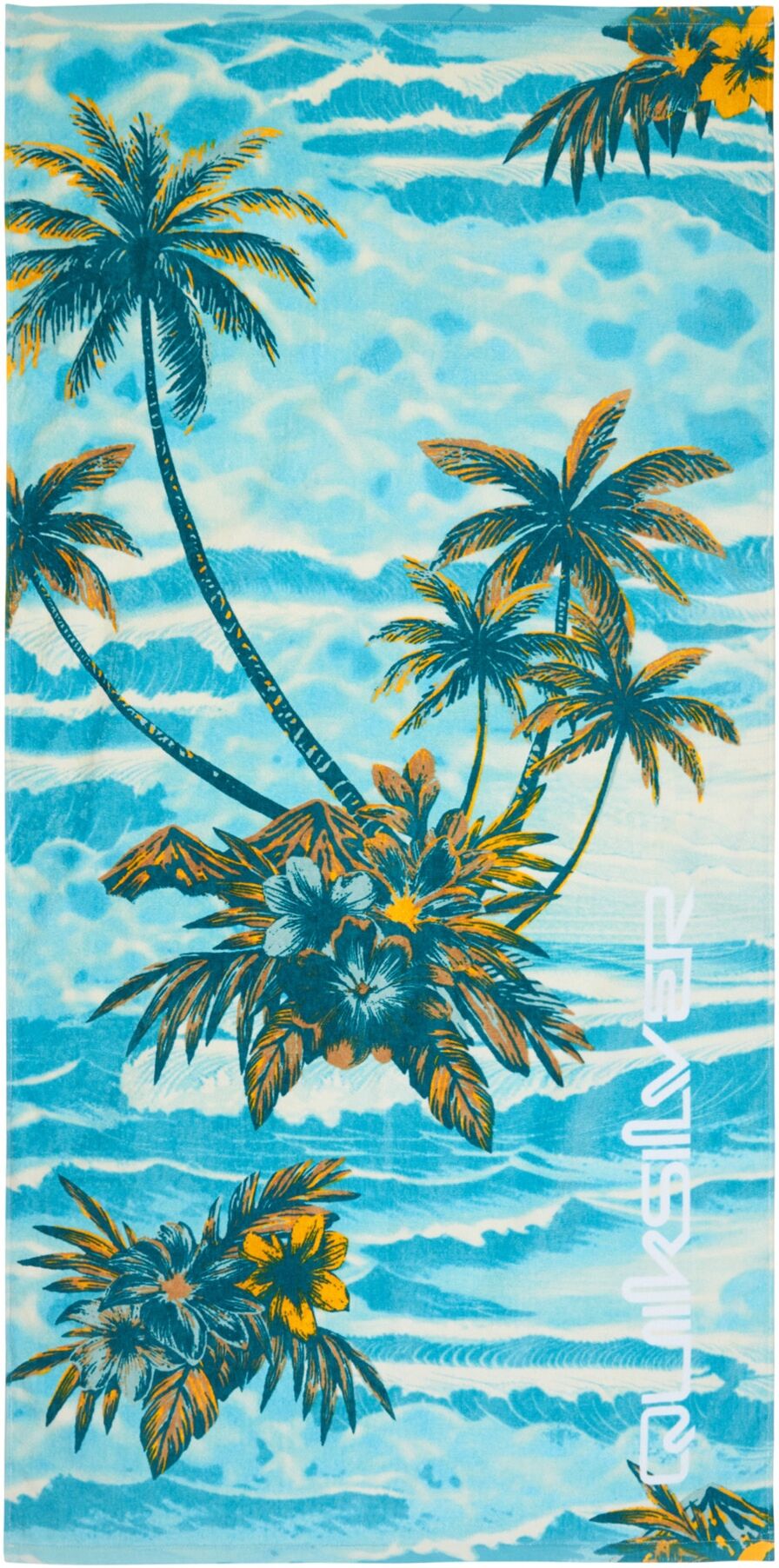 Quiksilver Toalla de playa de hombre Freshness Towel .  (única) Azul claro